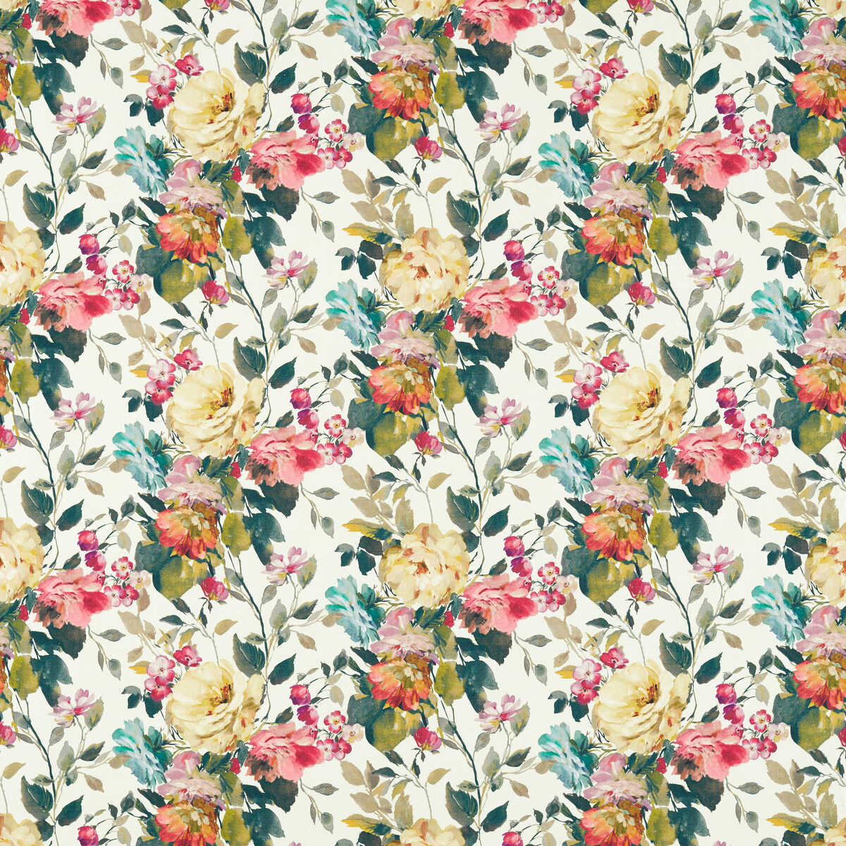 Bloom - Multi - CLARKE AND CLARKE Fabric