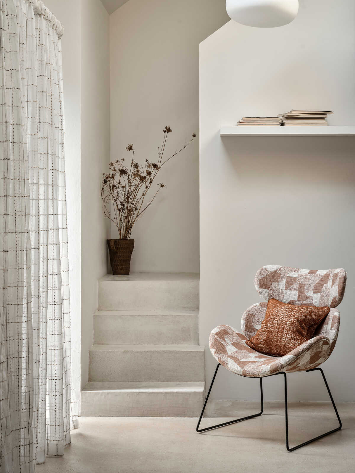 Alberte - Natural - CLARKE AND CLARKE Fabric