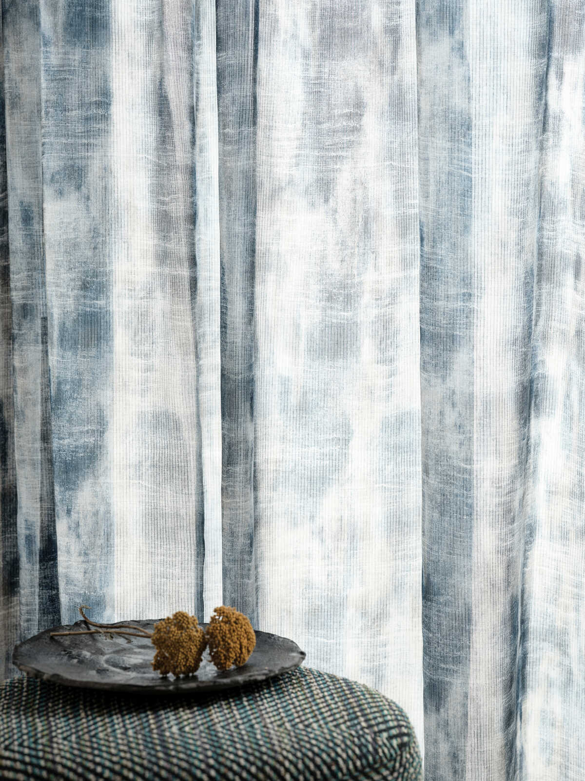 Bergen - Denim - CLARKE AND CLARKE Fabric