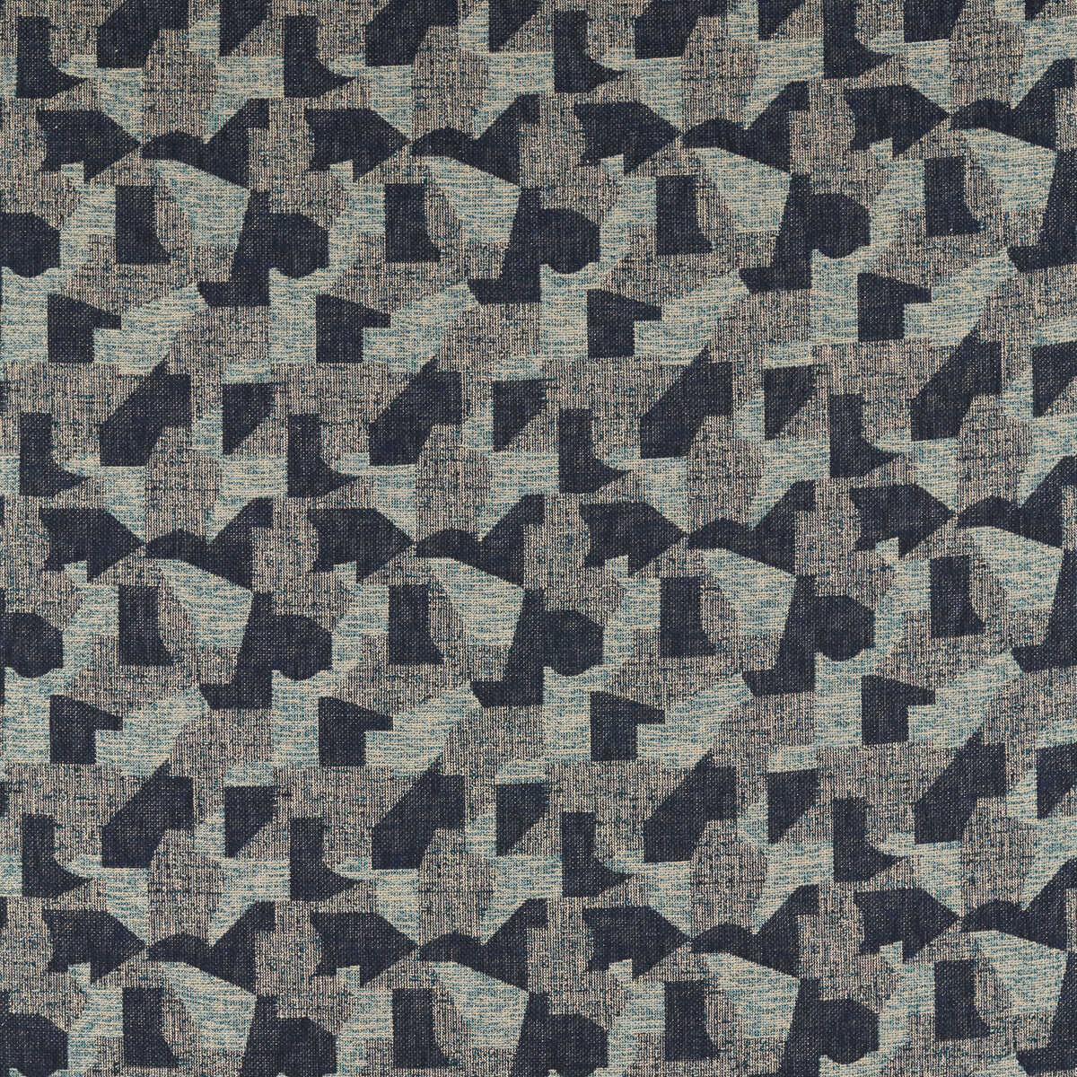 Espen - Peacock - CLARKE AND CLARKE Fabric