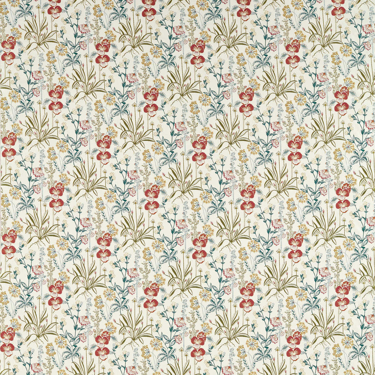 Elmsdale Jacquard - Forest/Linen - CLARKE AND CLARKE Fabric
