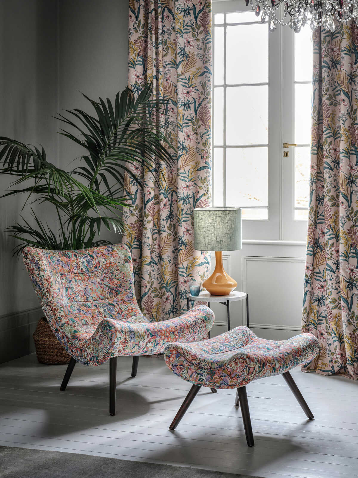 Hazelbury Linen - Ochre - CLARKE AND CLARKE Fabric