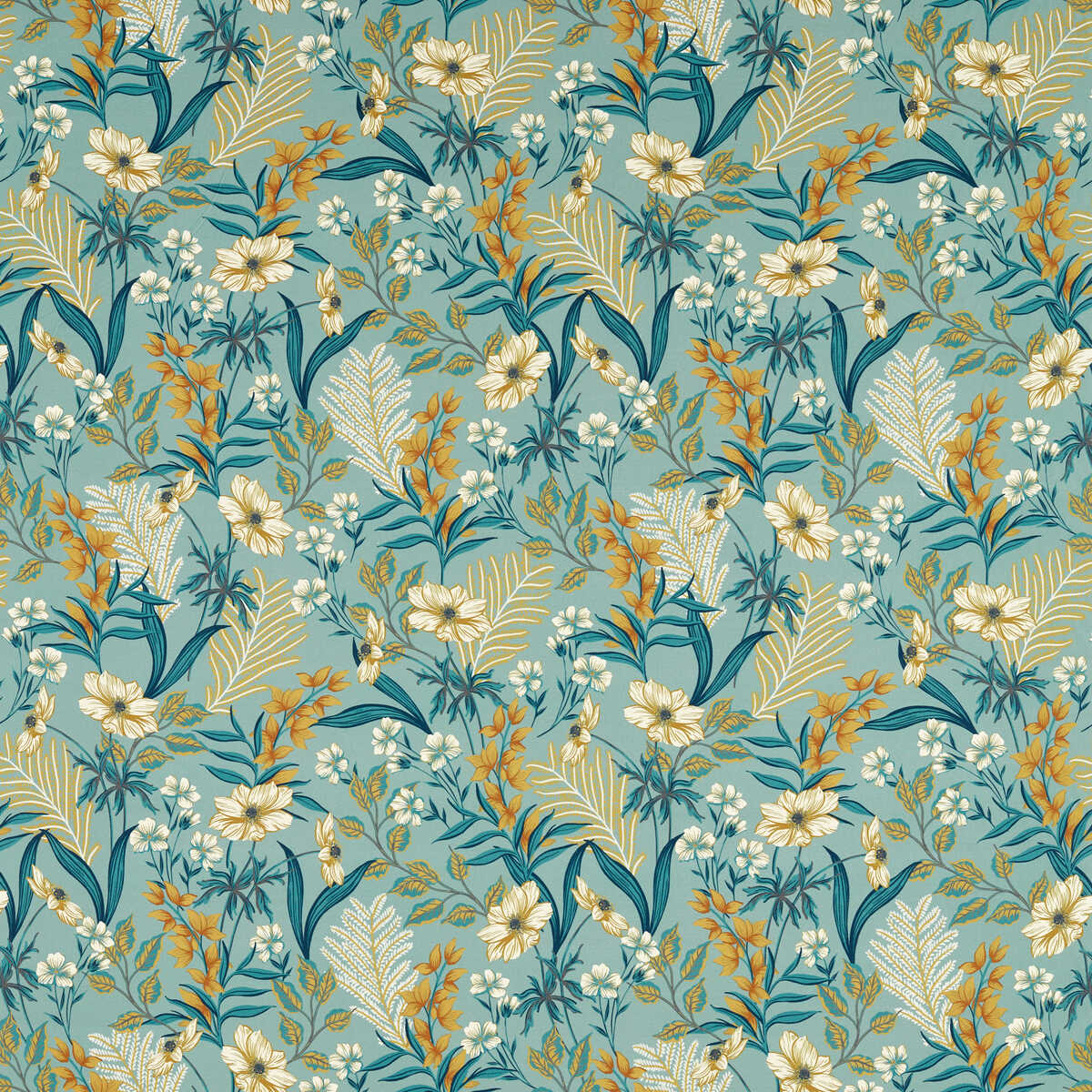 Hazelbury - Mineral - CLARKE AND CLARKE Fabric