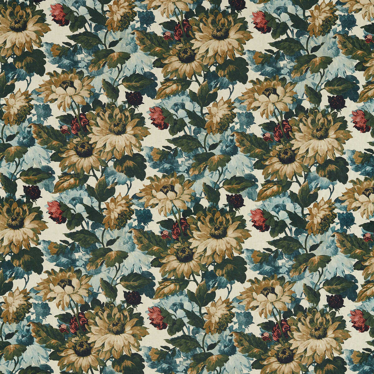 Sunforest - Antique - CLARKE AND CLARKE Fabric