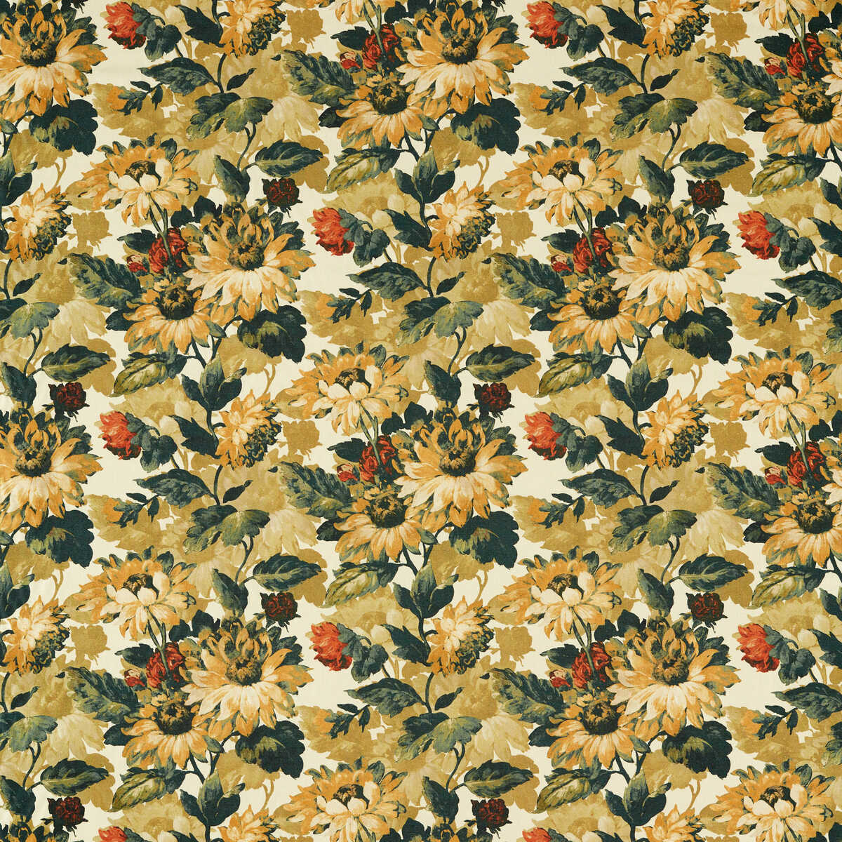 Sunforest - Olive Russet - CLARKE AND CLARKE Fabric