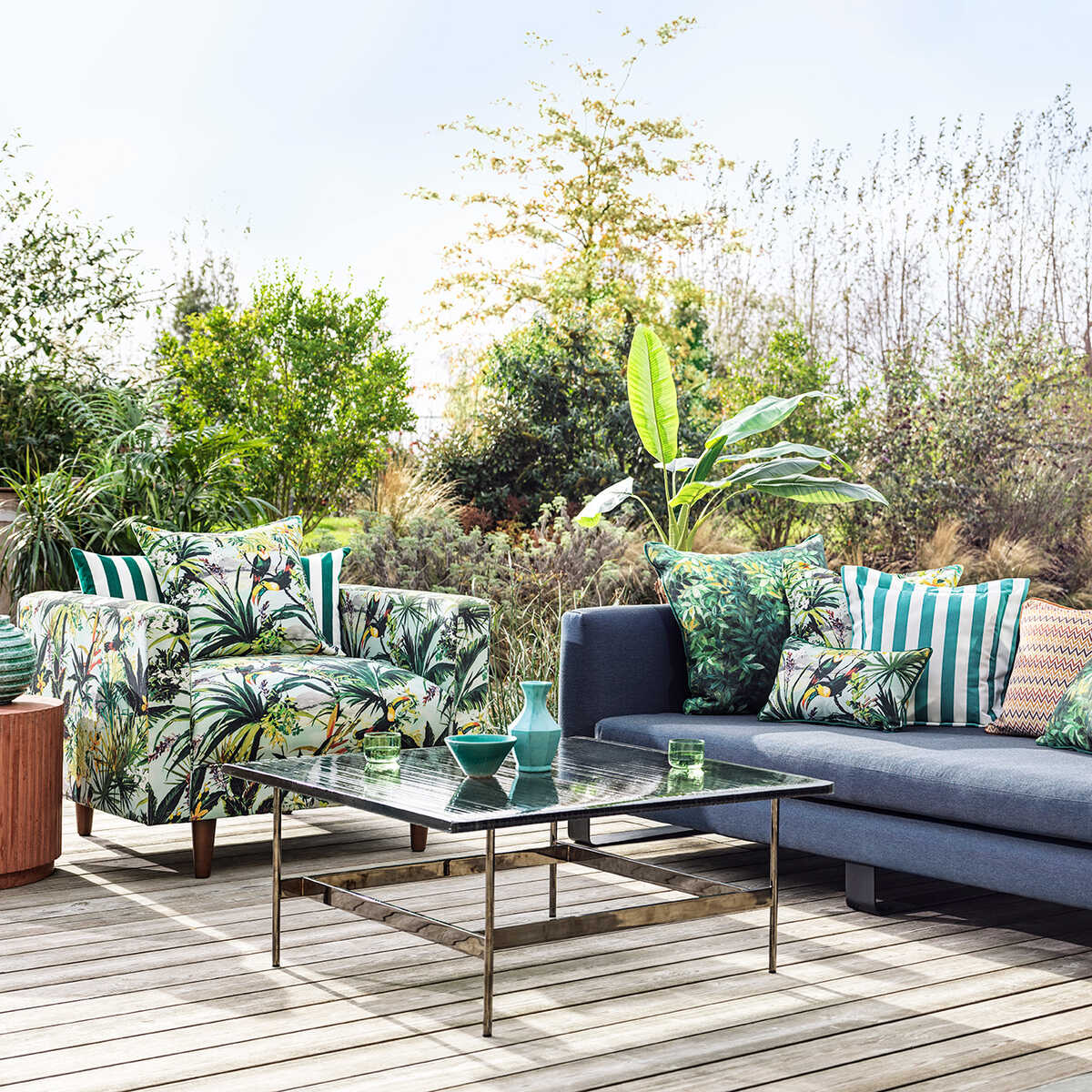Lugo - Navy - CLARKE AND CLARKE Fabric