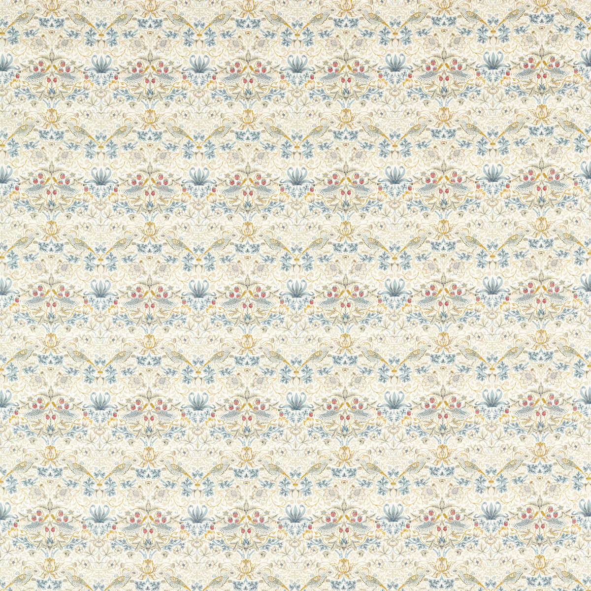 Strawberry Thief - Linen - CLARKE AND CLARKE Tela
