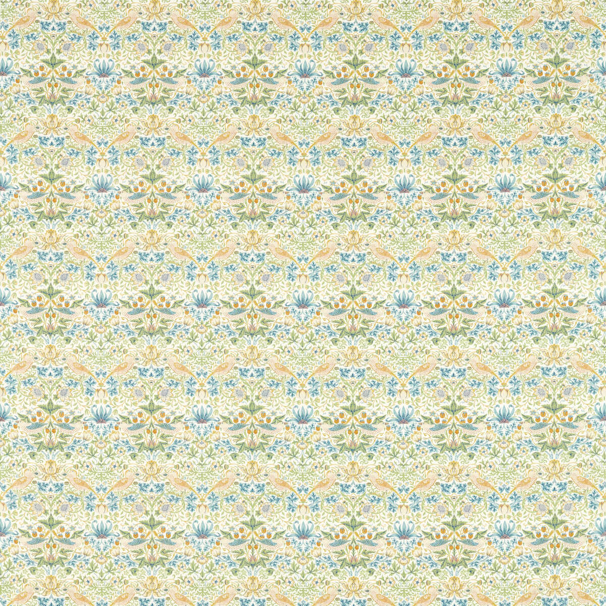 Strawberry Thief - Apple - CLARKE AND CLARKE Fabric