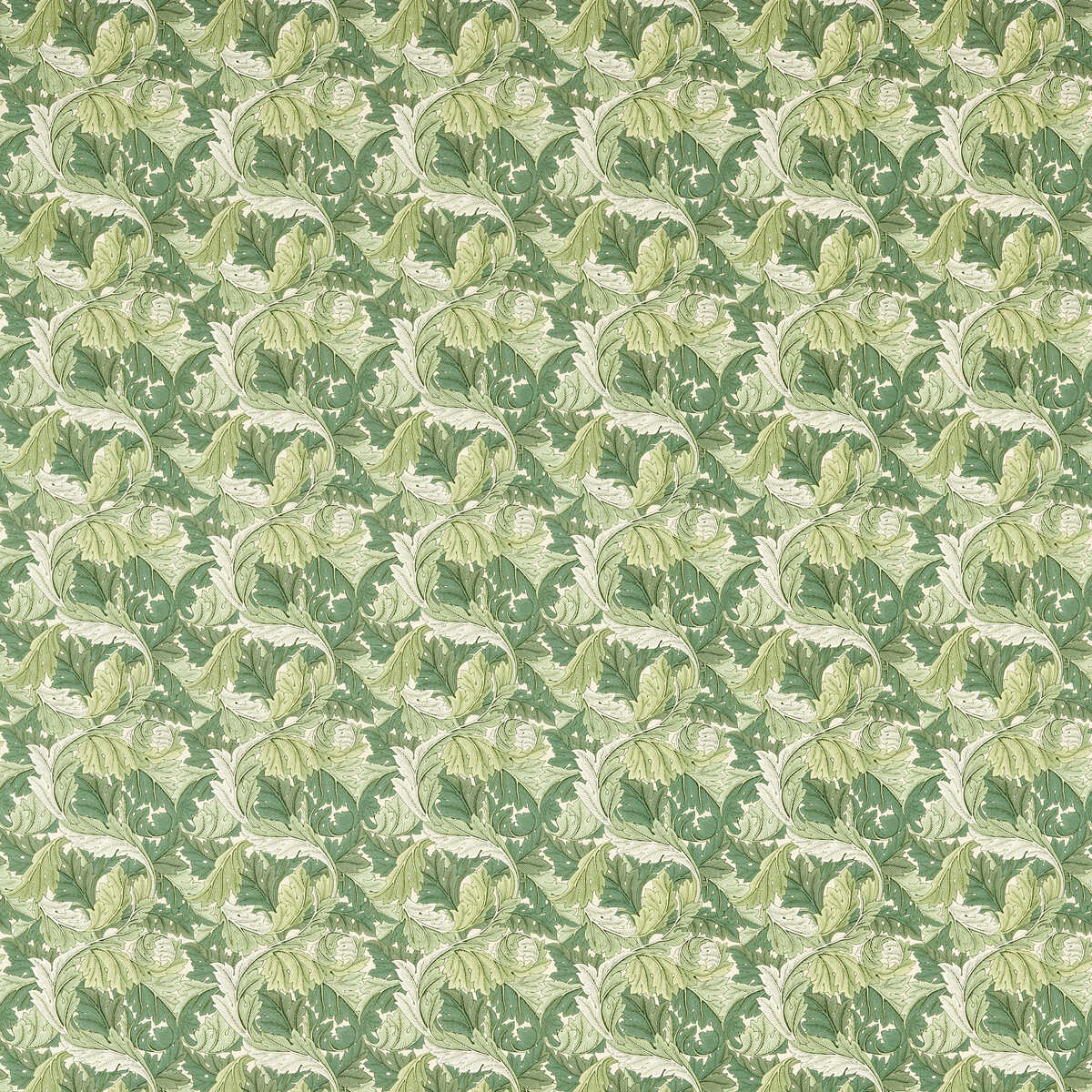 Acanthus - Apple/Sage - CLARKE AND CLARKE Fabric