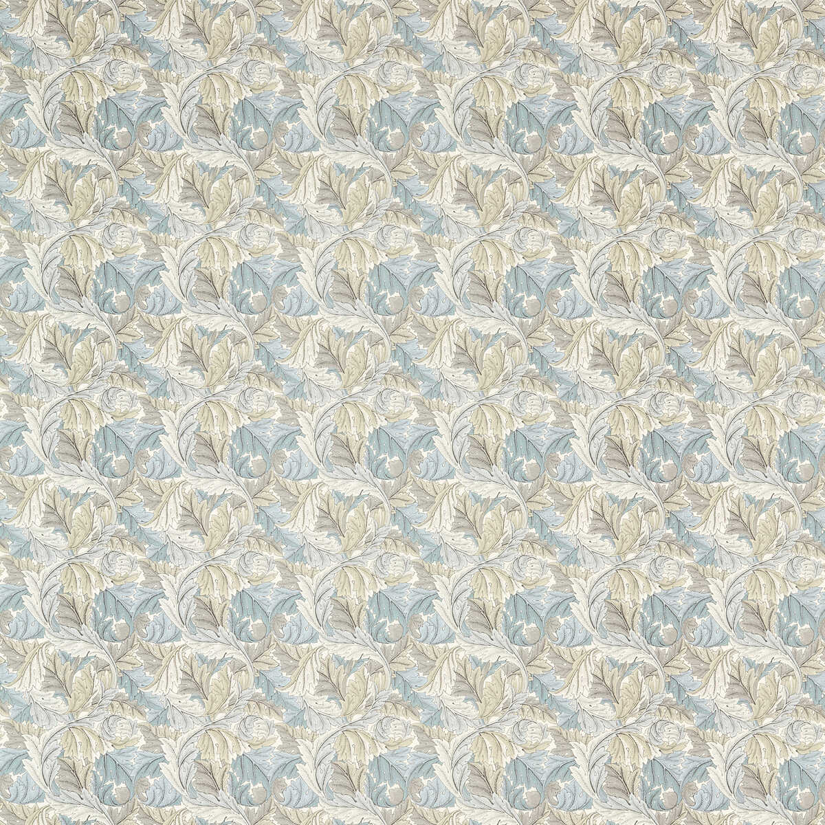 Acanthus - Slate/Dove - CLARKE AND CLARKE Fabric