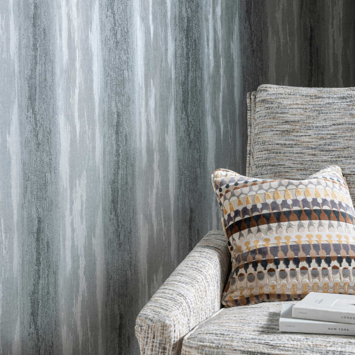 Orpheus - Natural - CLARKE AND CLARKE Fabric