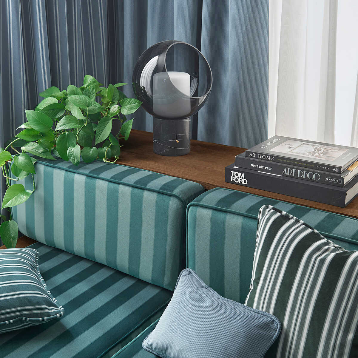 Ashdown - Indigo - CLARKE AND CLARKE Fabric