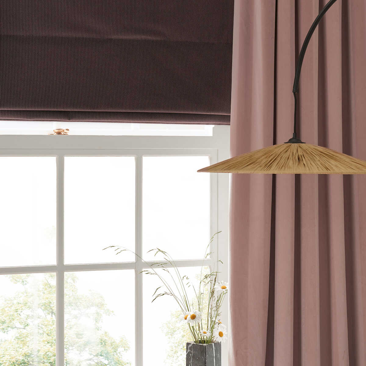 Ashdown - Mulberry - CLARKE AND CLARKE Fabric
