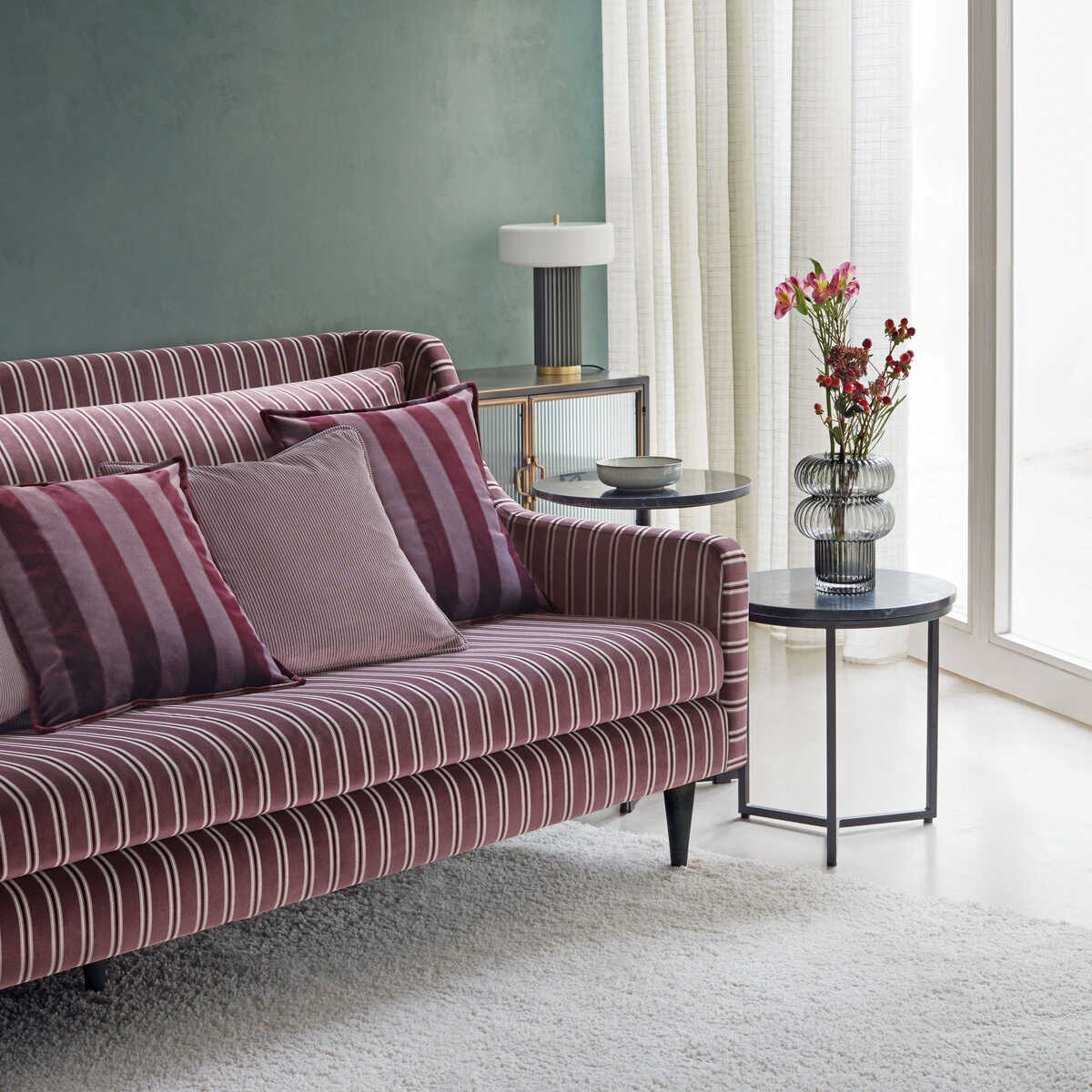 Ashdown - Mulberry - CLARKE AND CLARKE Fabric