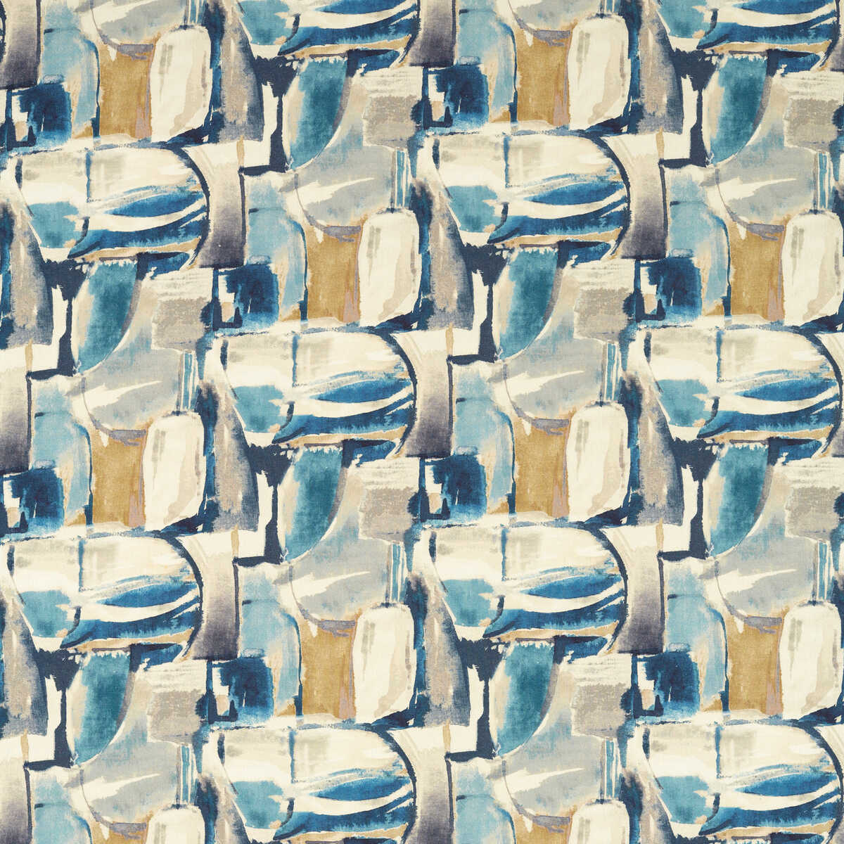 Figura - Denim/Linen - CLARKE AND CLARKE Fabric