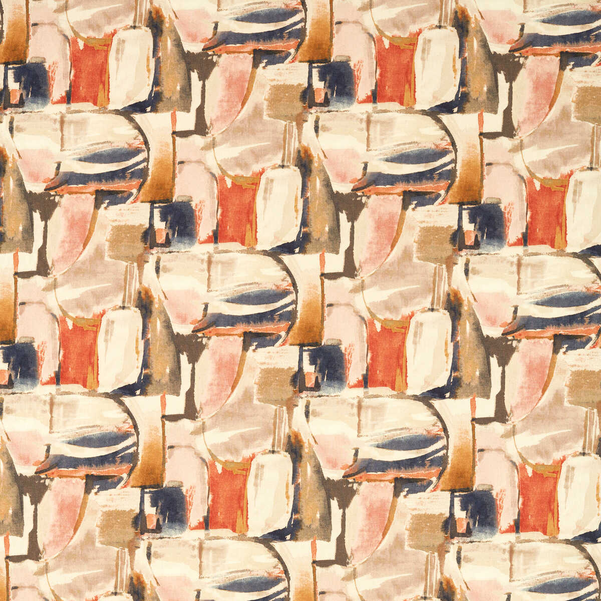 Figura - Midnight/Spice - CLARKE AND CLARKE Fabric