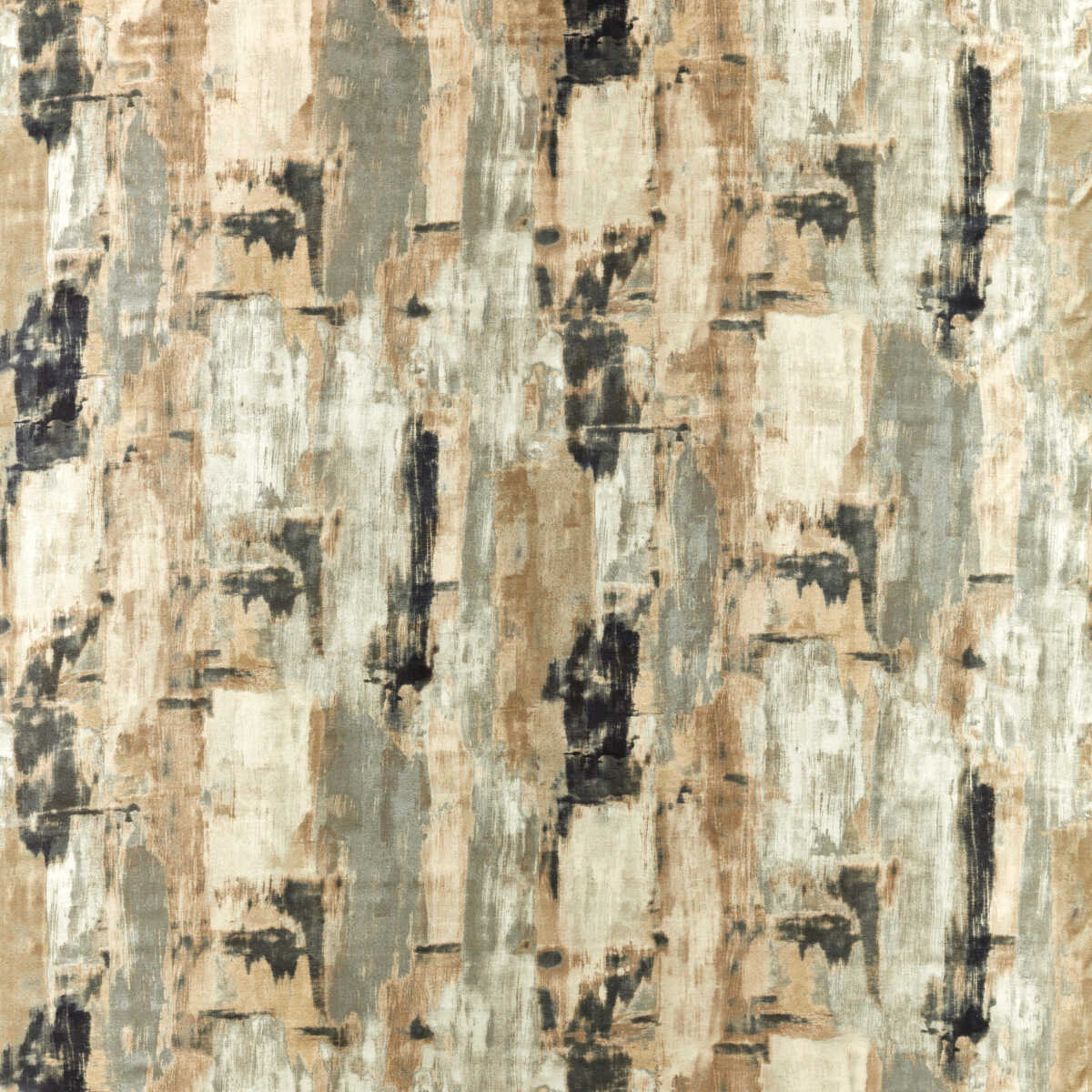 Lagna - Linen/Charcoal - CLARKE AND CLARKE Fabric