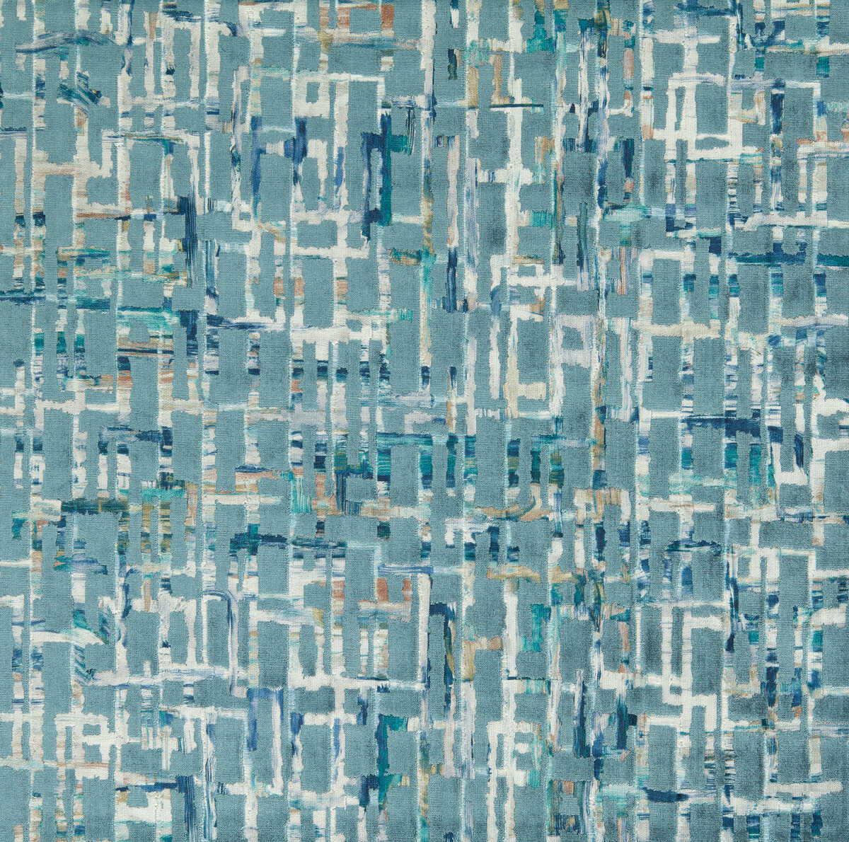 Quadrata - Teal/Mineral - CLARKE AND CLARKE Fabric