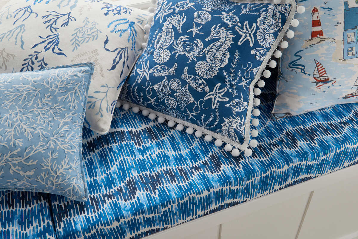 Seabed - Cloud - CLARKE AND CLARKE Fabric