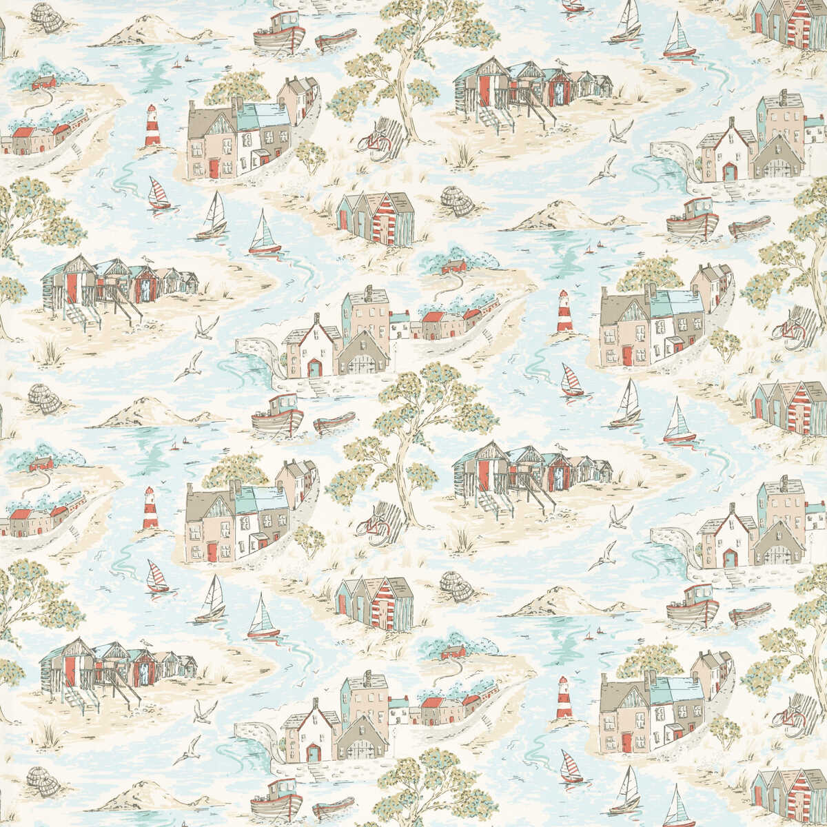 Waterfront - Mineral - CLARKE AND CLARKE Fabric