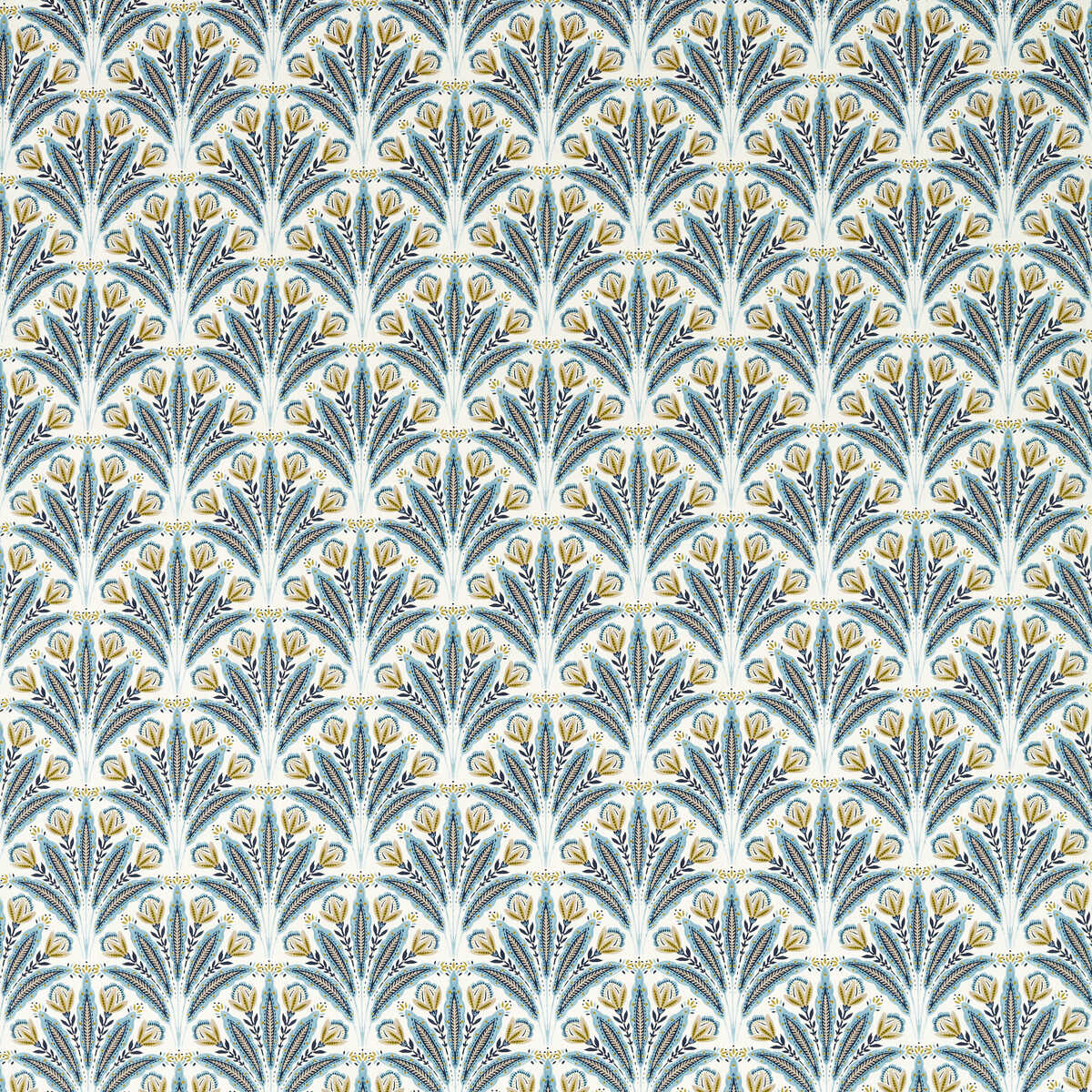 Attingham - Denim - CLARKE AND CLARKE Fabric