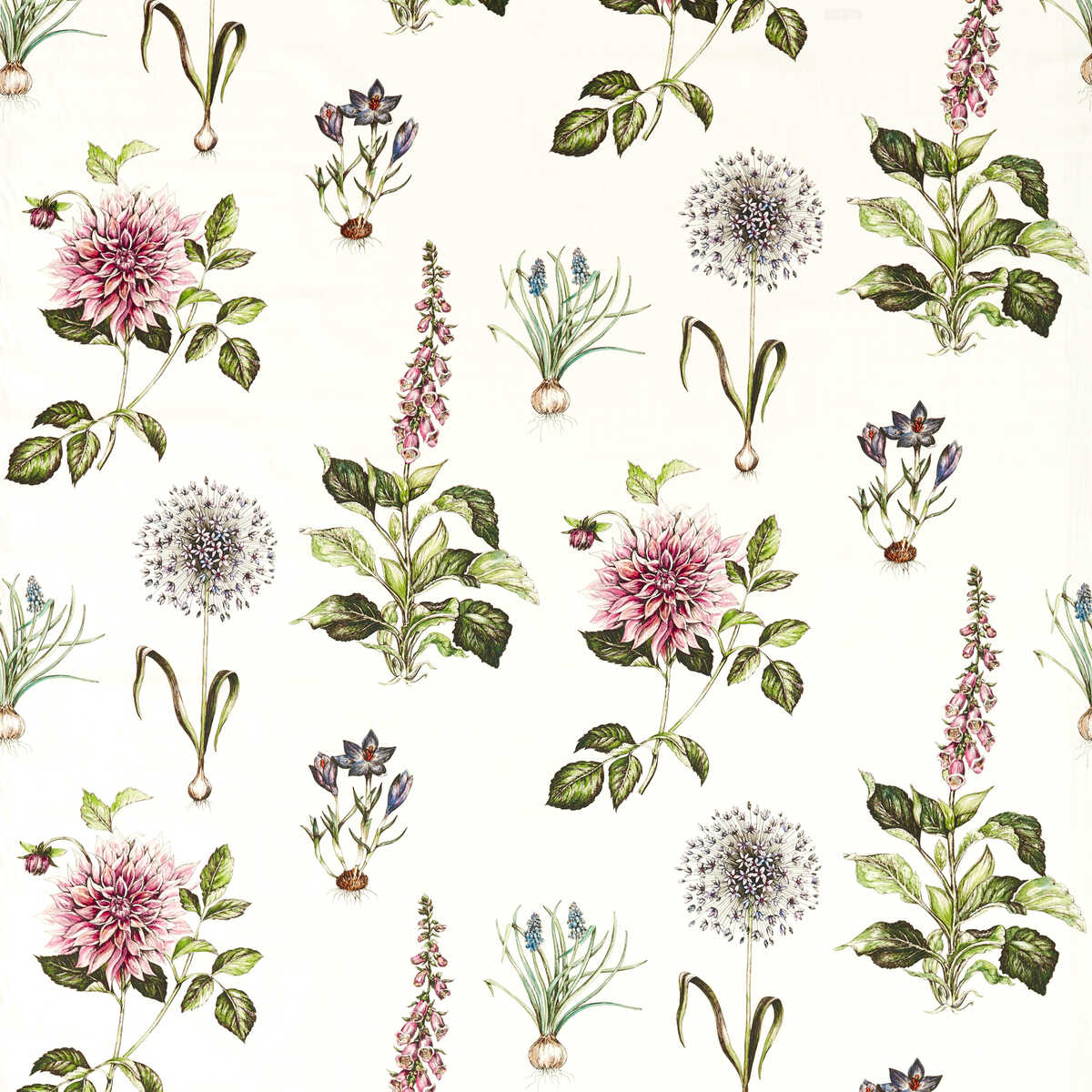 Roseraie - Summer - CLARKE AND CLARKE Fabric