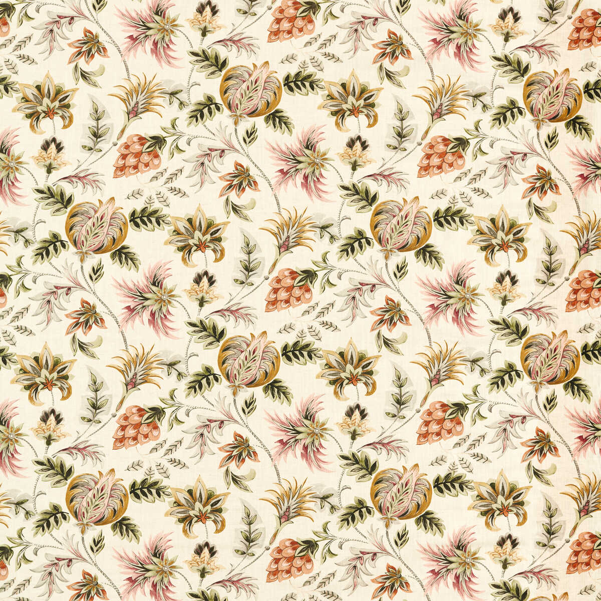 Sizergh - Blush Sage - CLARKE AND CLARKE Fabric