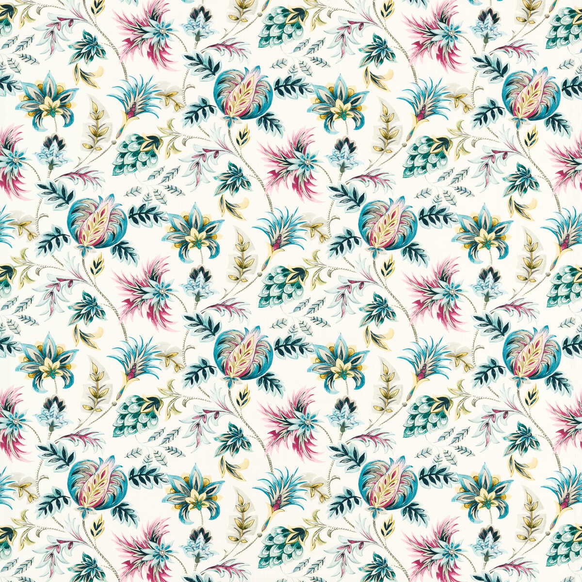 Sizergh - Teal Berry - CLARKE AND CLARKE Tela