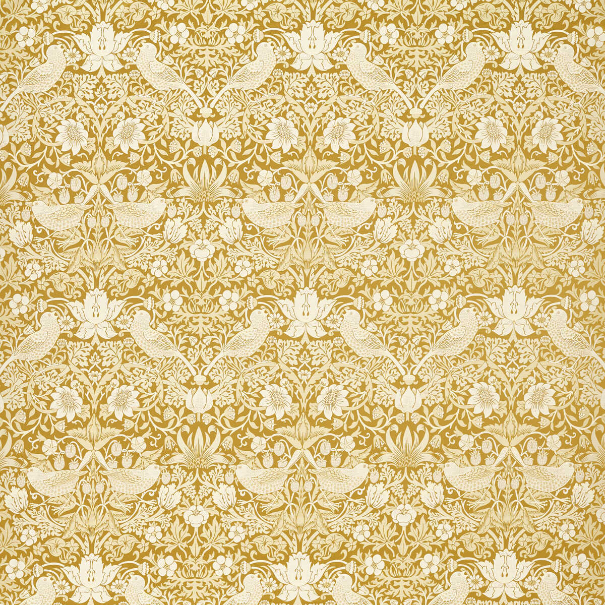 Strawberry Thief Jacquard - Chartreuse