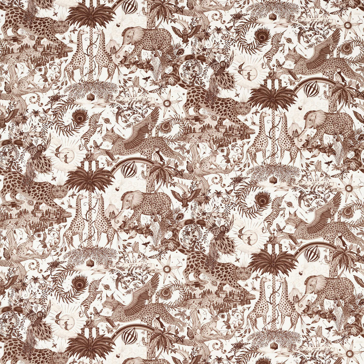 Paradise Lost - Sepia - CLARKE AND CLARKE Tela