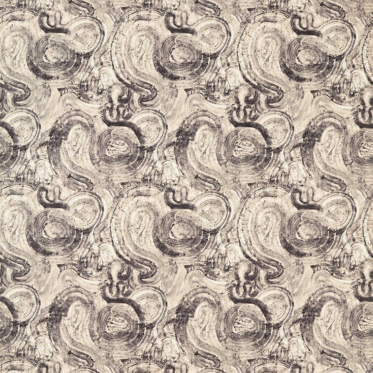 Hatoum Jacquard - Noir - CLARKE AND CLARKE Fabric