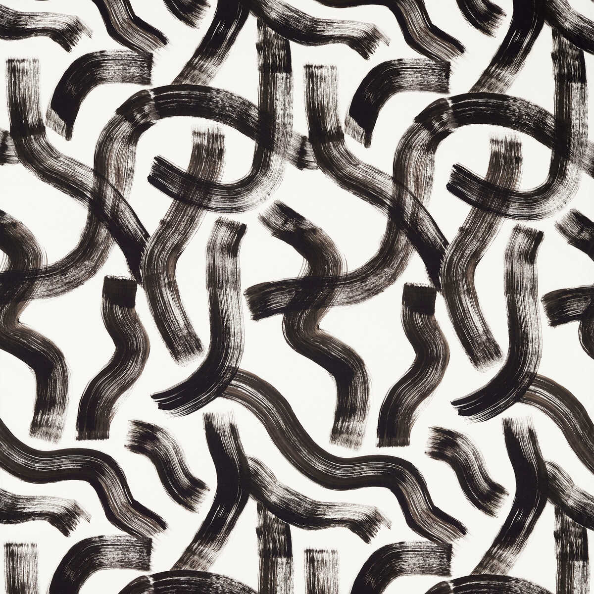 Malevich - Noir - CLARKE AND CLARKE Fabric