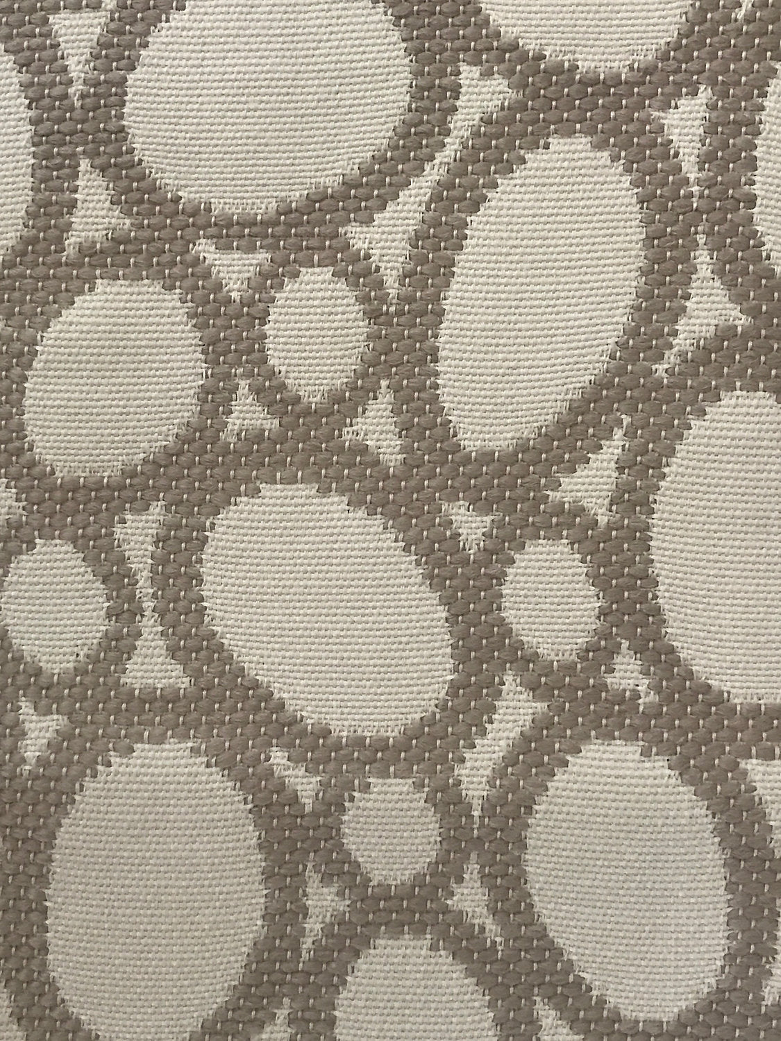 Madagascar Ovals Fr - Taupe - Scalamandre Fabric