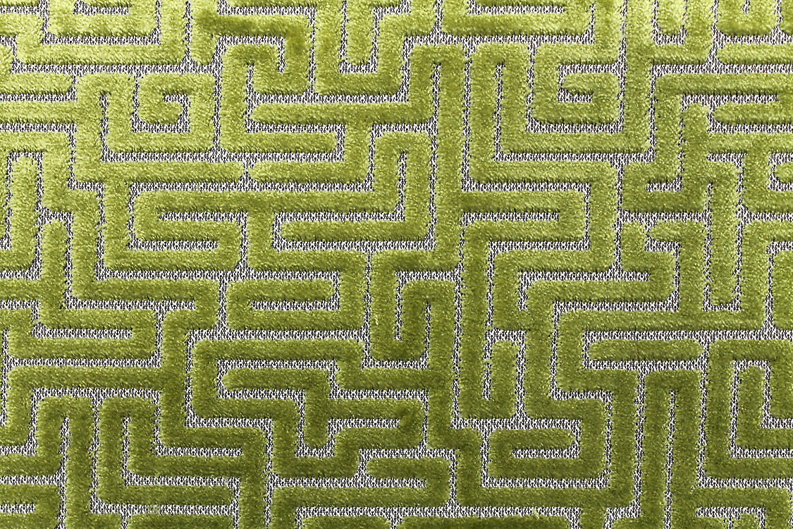 Velluto Labirinto - Citron - Scalamandre Fabric
