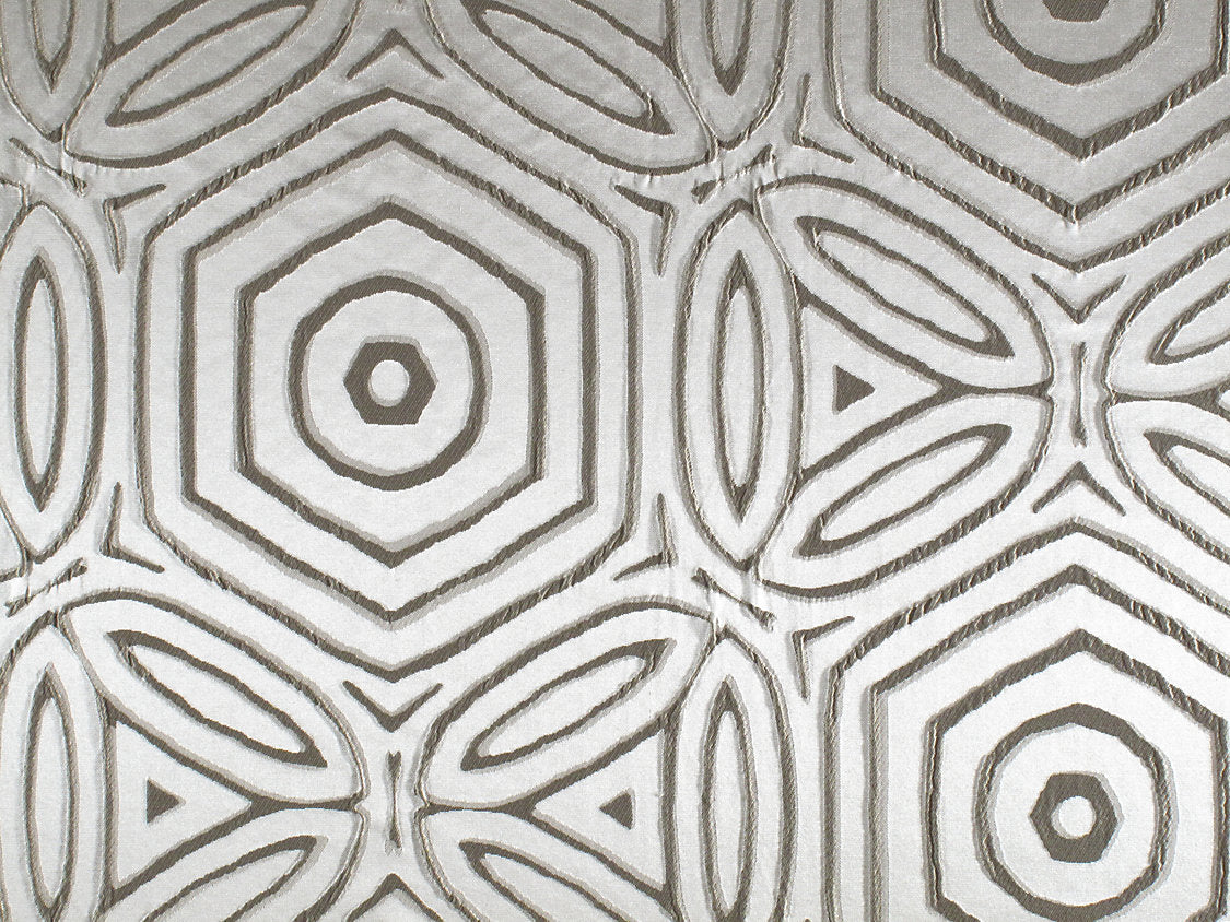Trinita Dei Monti Geo - Taupe - Scalamandre Fabric