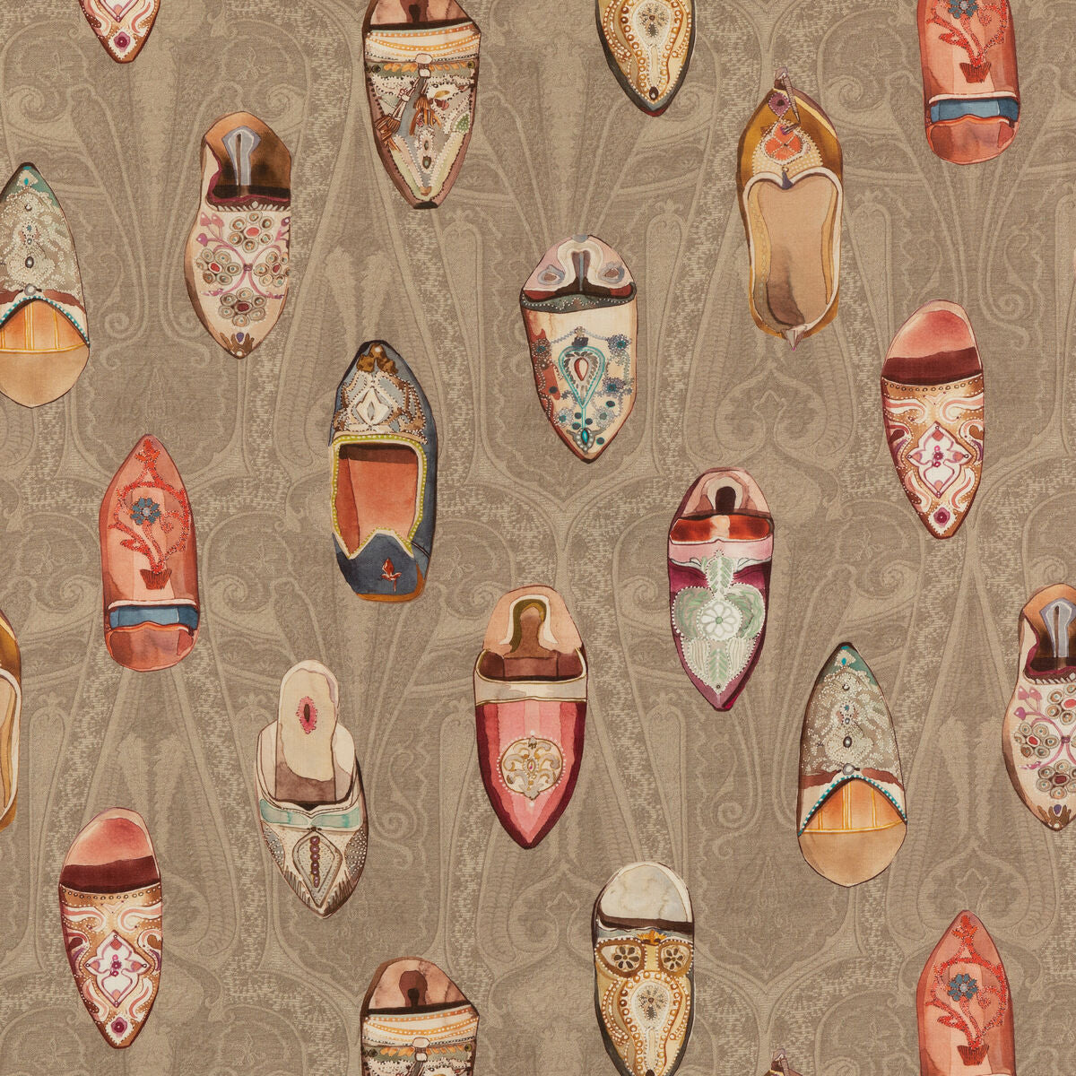 Babouches - Antique - Mulberry Fabric
