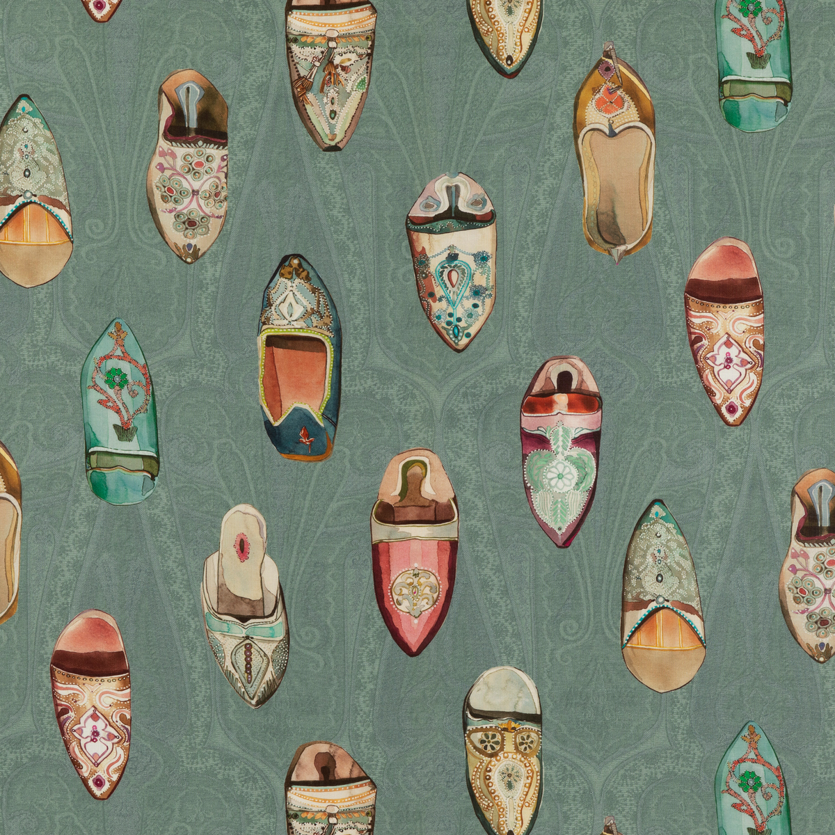 Babouches - Teal