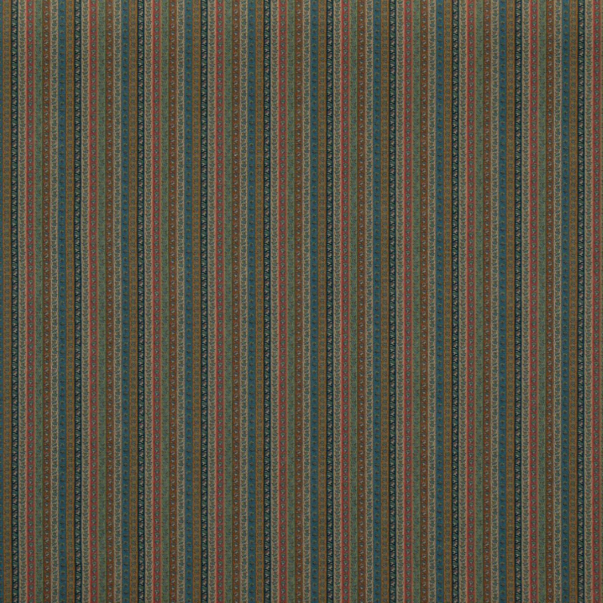 Wilde Stripe - Teal - MULBERRY Fabric