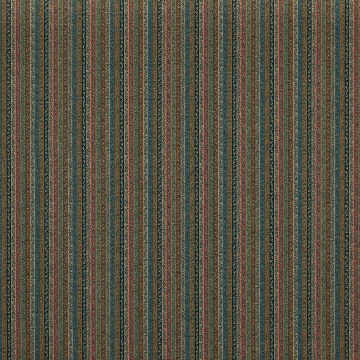 Wilde Stripe - Teal - Mulberry Fabric