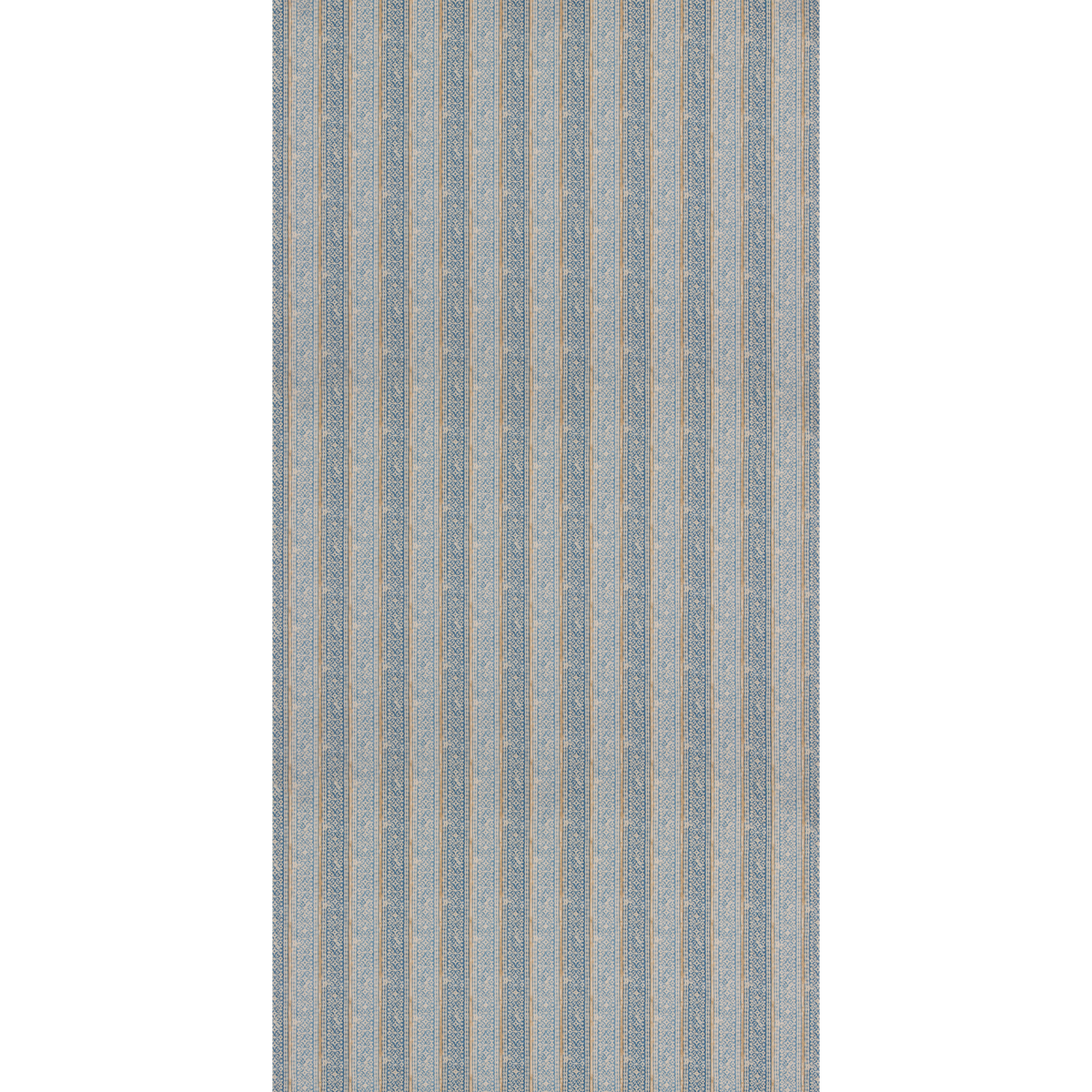 Ladbroke Stripe - Blue - Mulberry Fabric