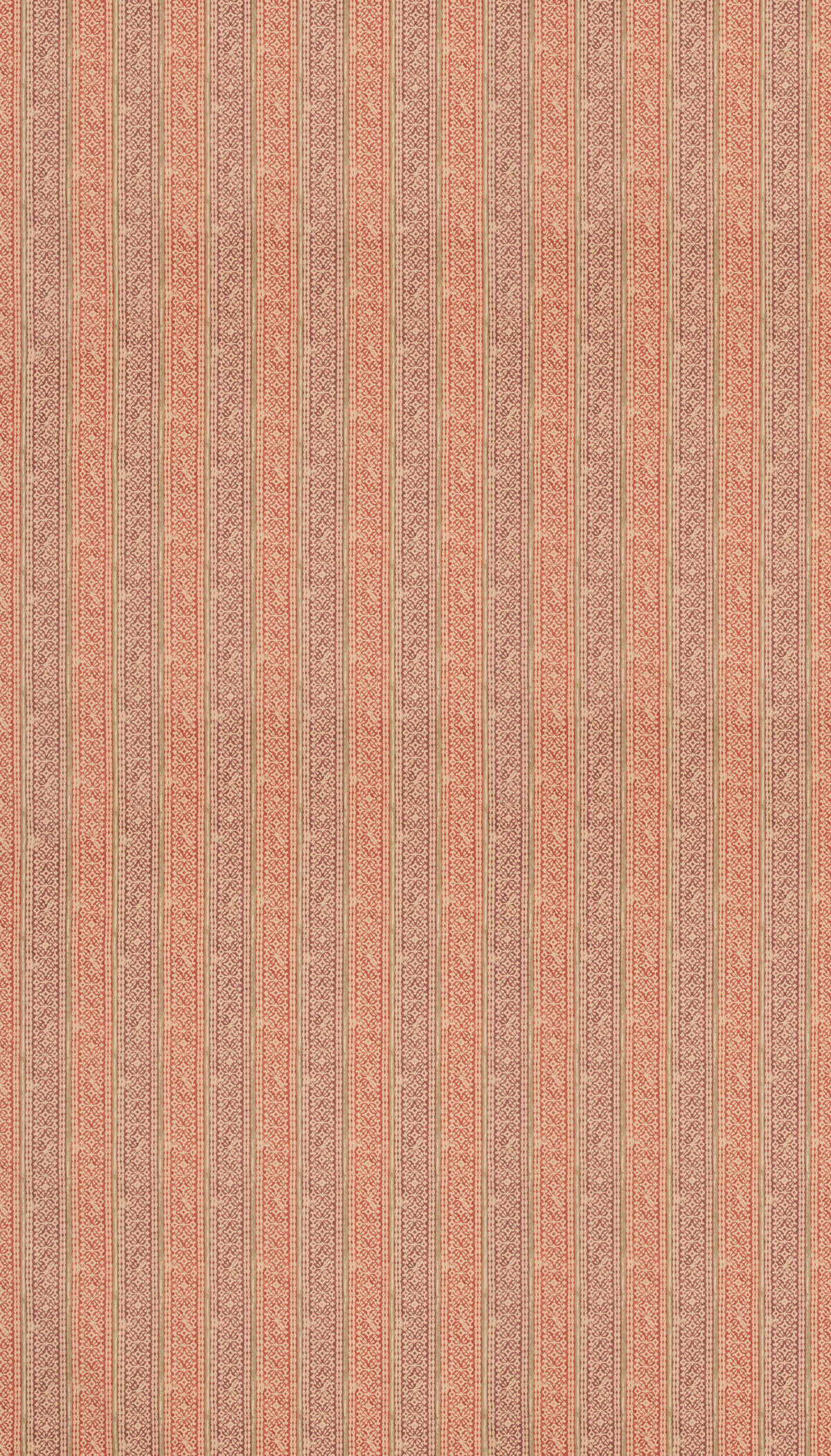 Ladbroke Stripe - Plum/Russet - MULBERRY Fabric
