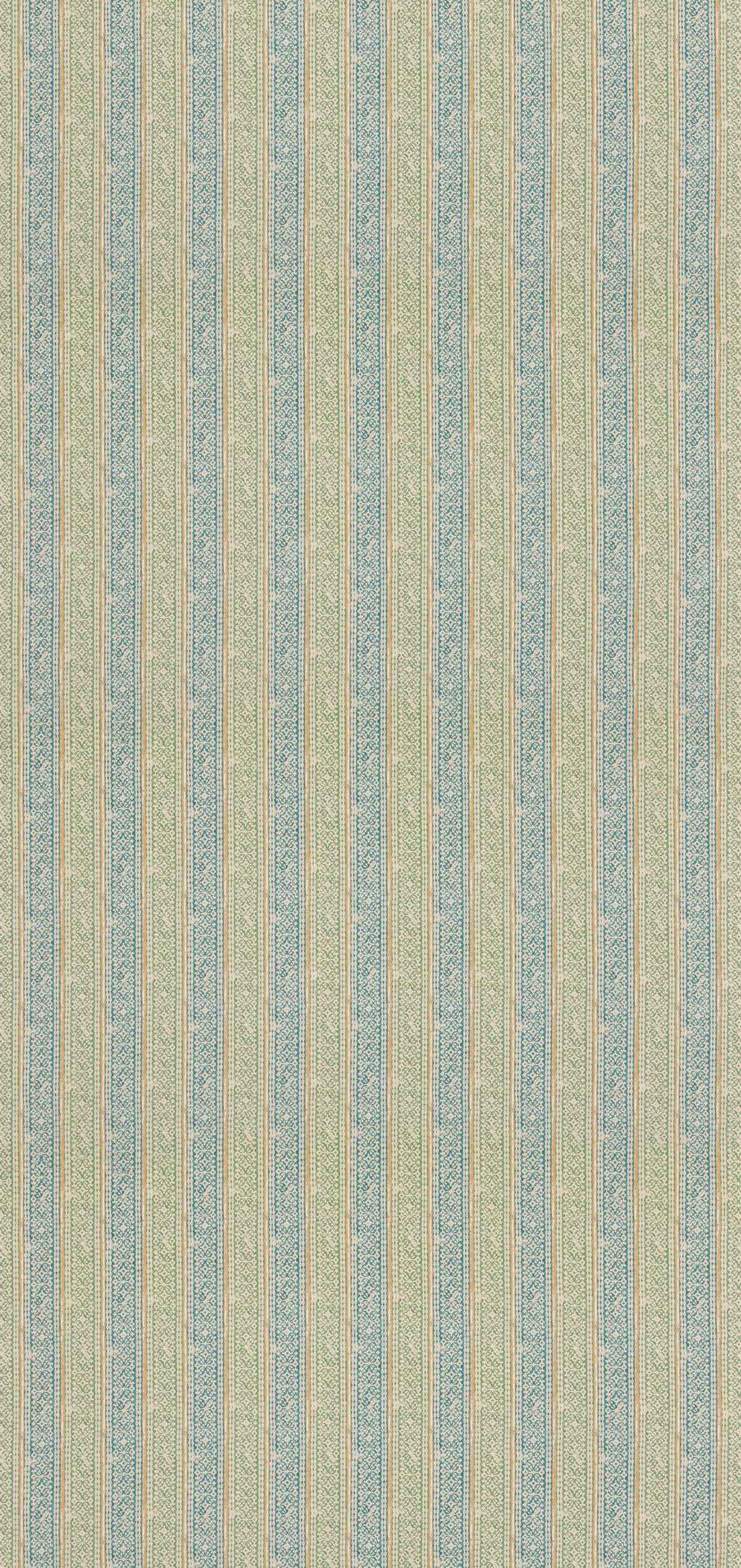 Fd2018r380 Ladbroke Stripe Teal Green Mulberry Fabric