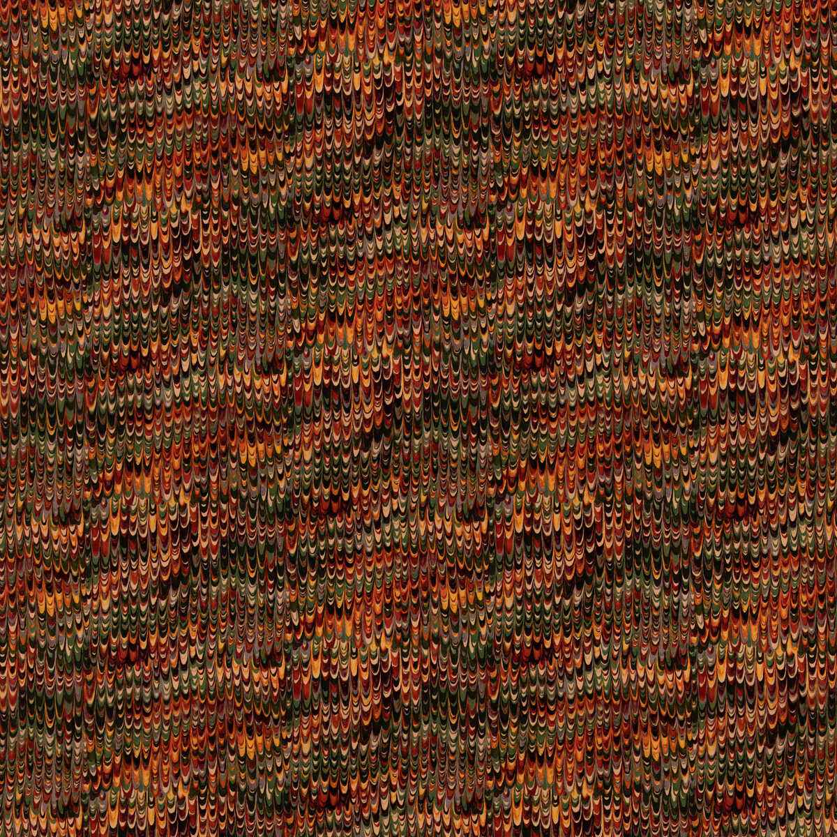 Fd2022v900 End Paper Velvet Red Green Mulberry Fabric