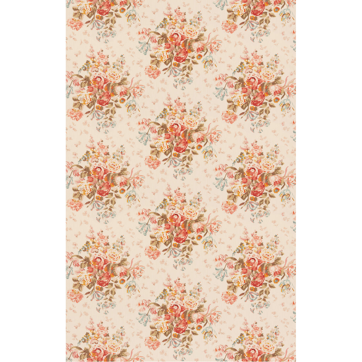 New Floral Bouquet - Antique - FD2034.J52.0 - Mulberry Fabric - Mulberry Fabric