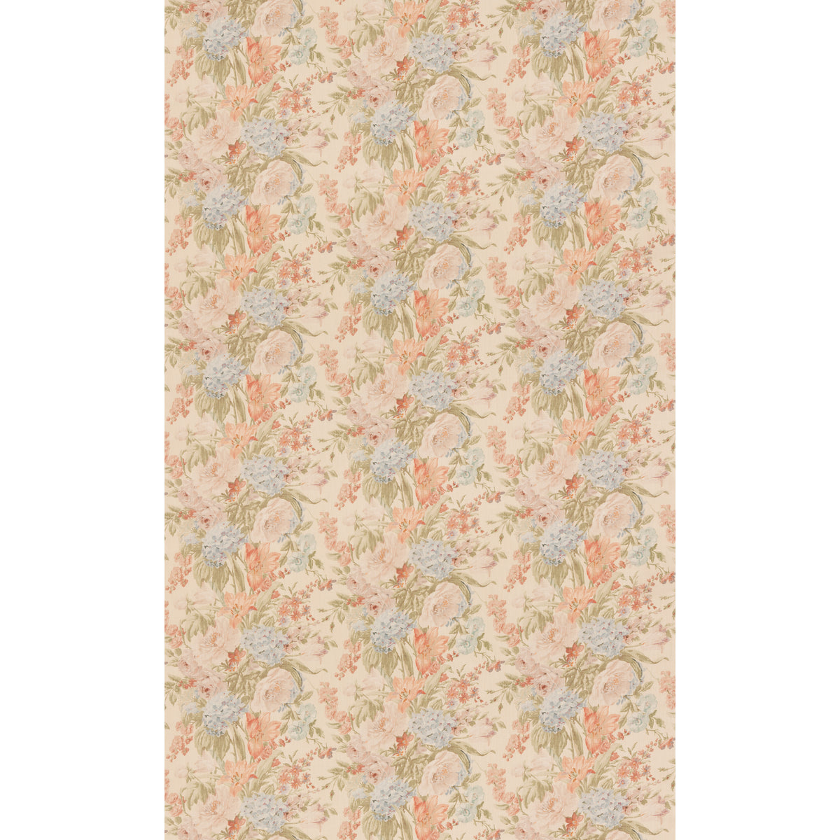 Garden Party - Soft Red/Green - FD2036.V44.0 - Mulberry Fabric - Mulberry Fabric