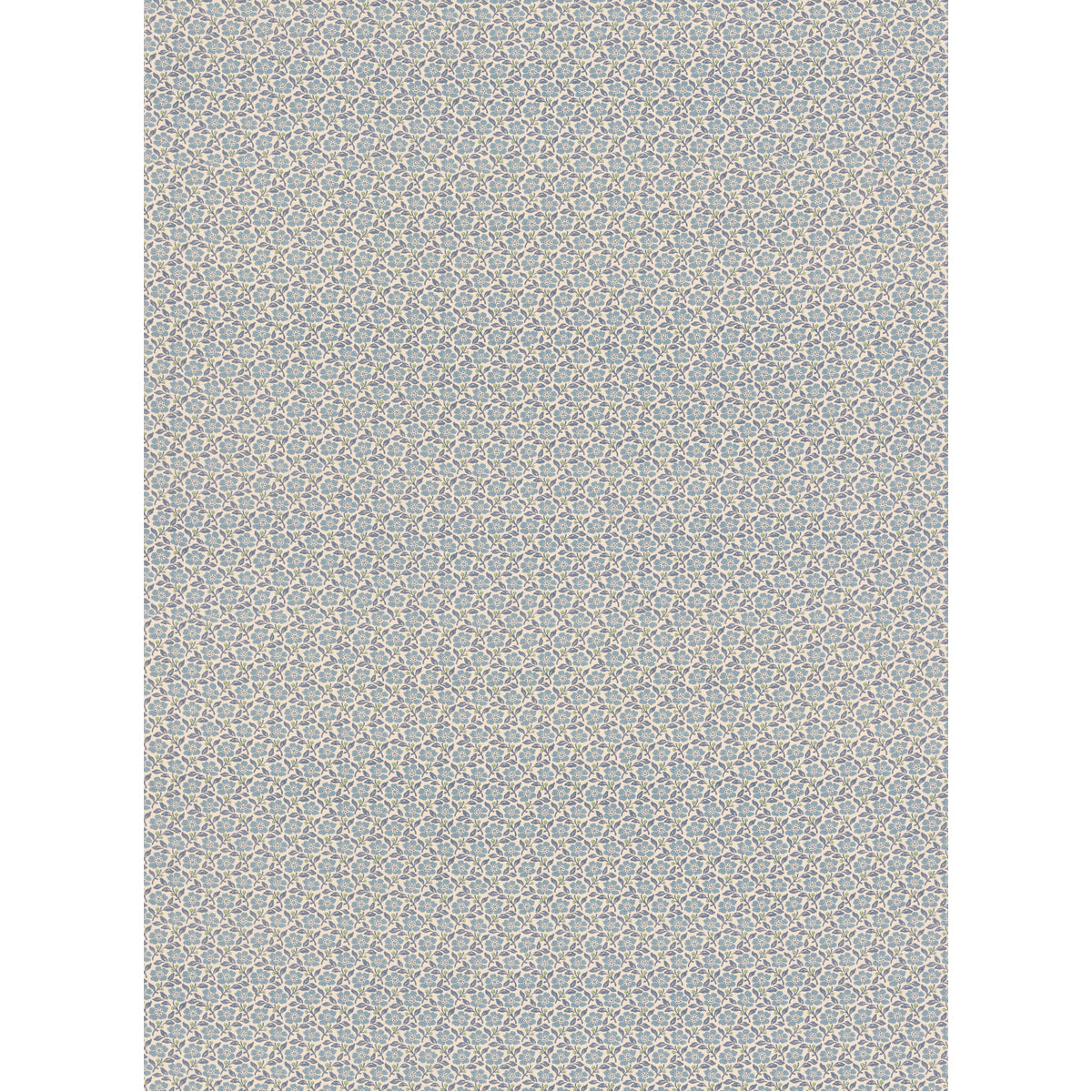 Martock Sprig - Blue - FD2037.H101.0 - Mulberry Fabric - Mulberry Fabric