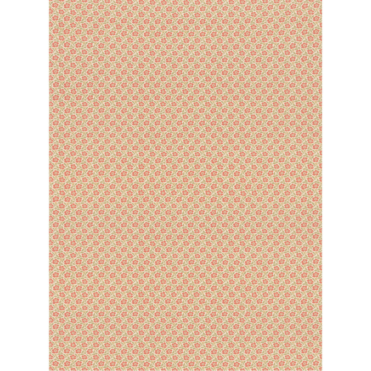 Martock Sprig - Red - FD2037.V106.0 - Mulberry Fabric - Mulberry Fabric