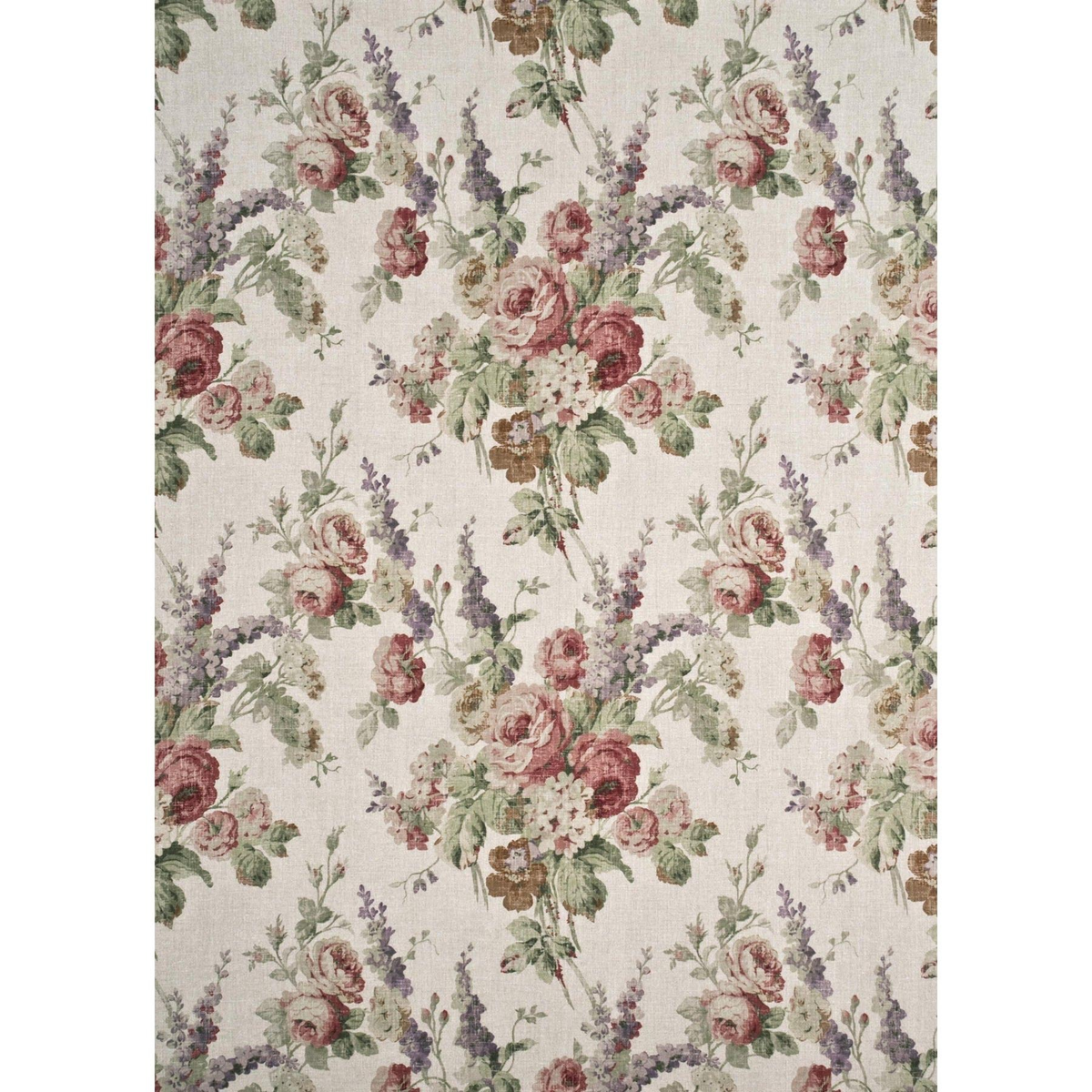 Vintage Floral - Rose/Green