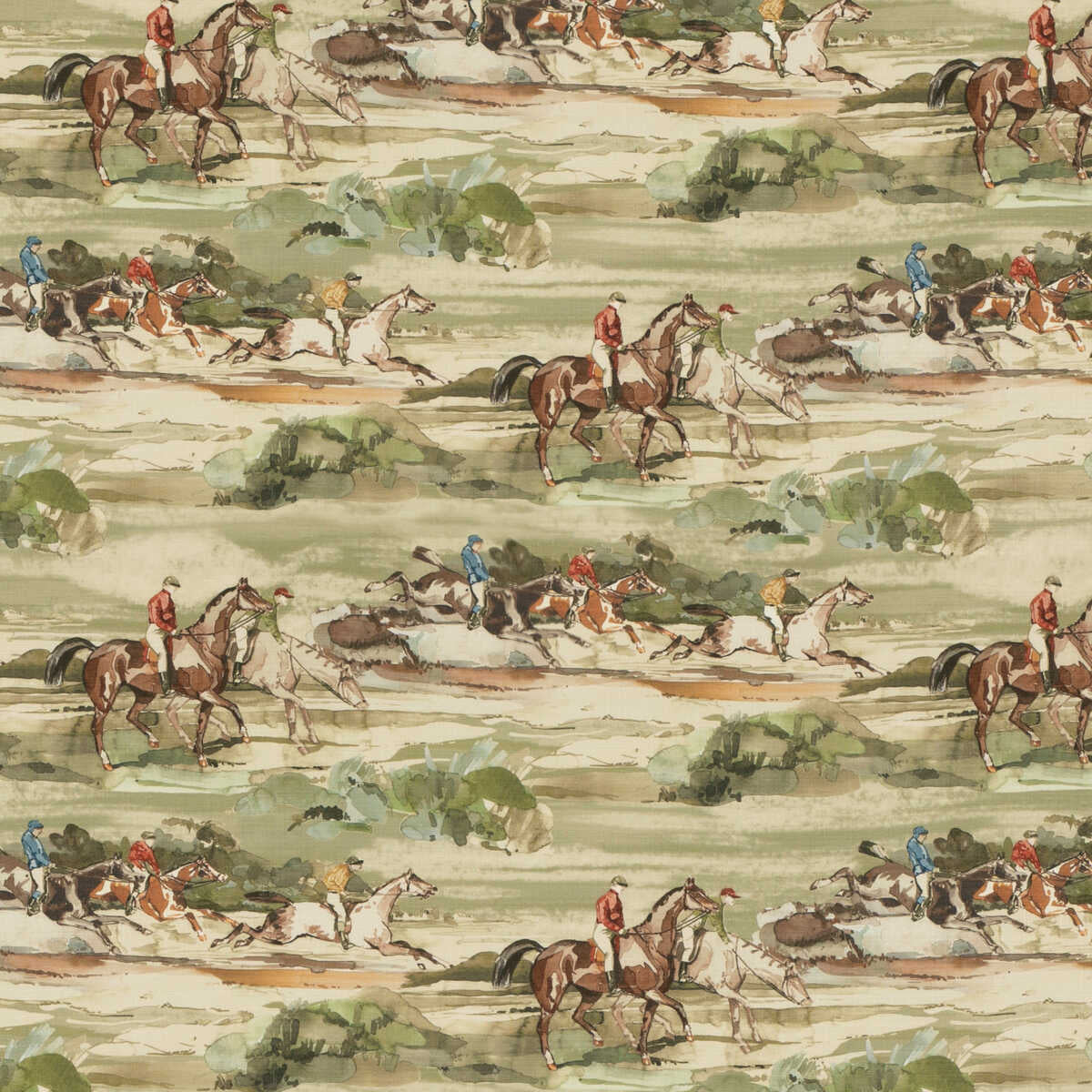 Morning Gallop Linen - Antique - MULBERRY Tela