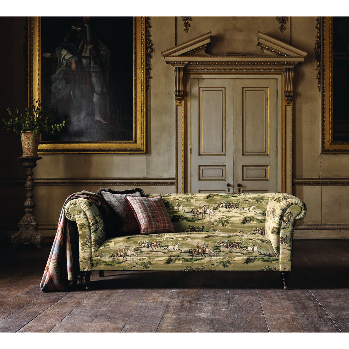 Morning Gallop Linen - Antique - MULBERRY Tela